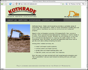 Kothrade Sewer, Water and Excavating