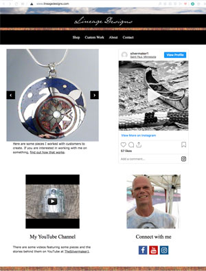 Lineage Designs home page